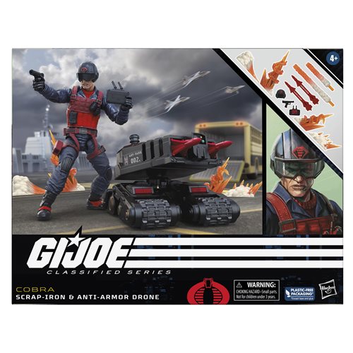 G.I. Joe Classified Series 6-Inch Scrap-Iron & Anti-Armor Drone