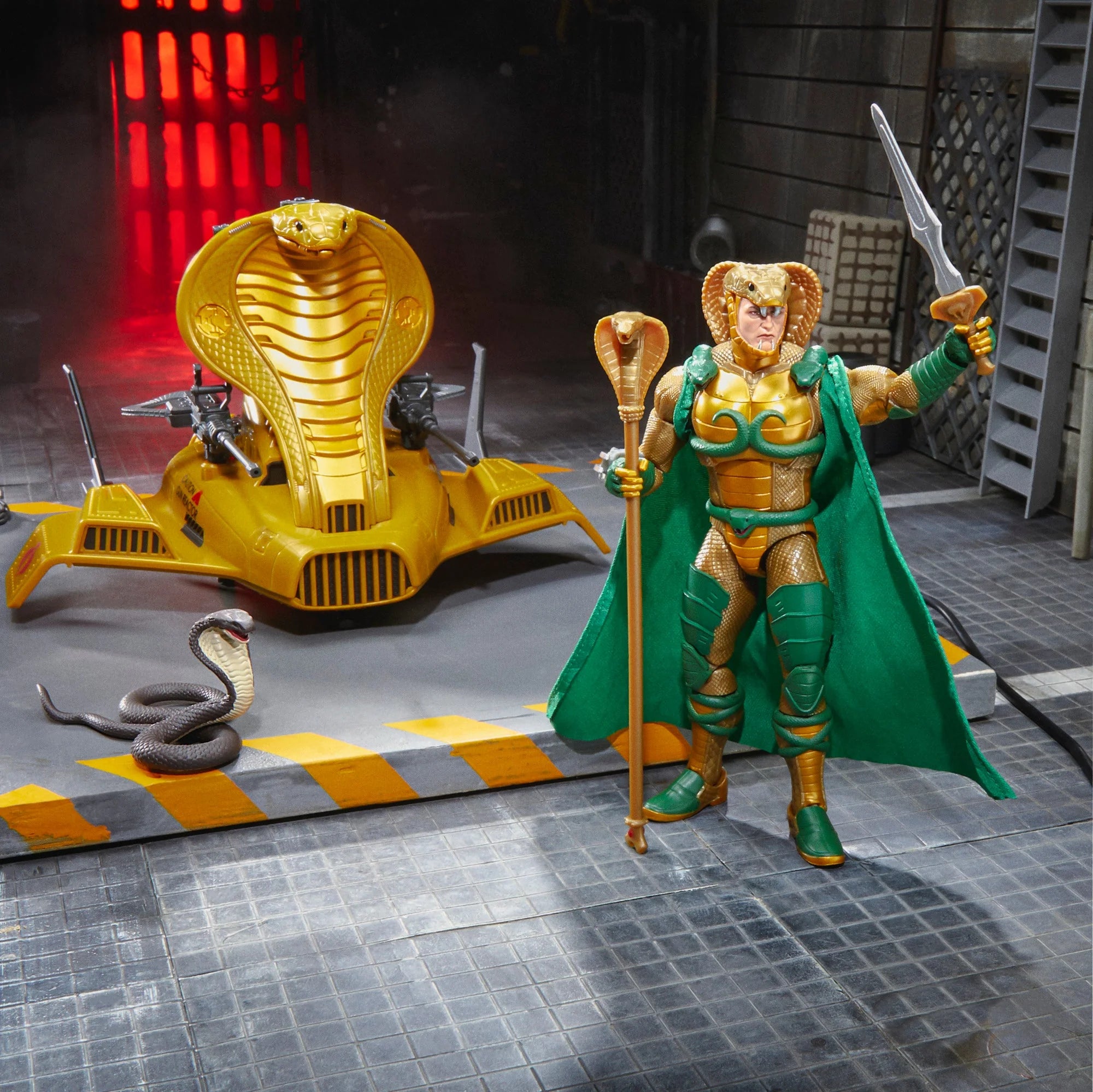 G.I. Joe Classified Series Serpentor & Air Chariot