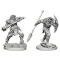 Dungeons & Dragons Nolzur's Marvelous Miniatures Dragonborn Male Fighter with Spear Mini-Figure 2-Pack