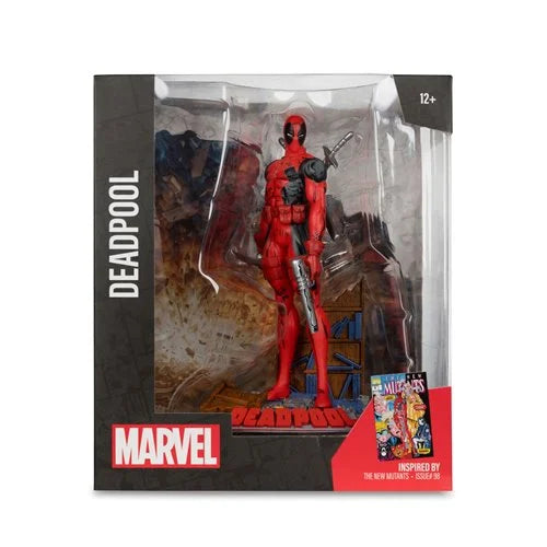 Marvel Wave 1 1:10 Scale Posed Deadpool Figure with Scene