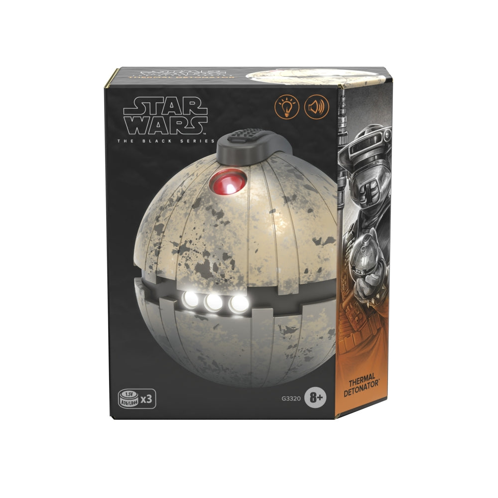 Star Wars The Black Series Electronic Thermal Detonator with Advanced LEDs and Sound Effects