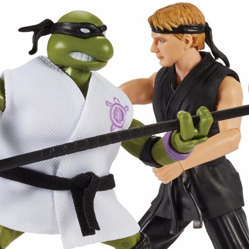 Teenage Mutant Ninja Turtles x Cobra Kai Donatello vs. Johnny Lawrence Action Figure 2-Pack