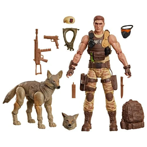 G.I. Joe Classified Series #217 Dusty & Coyote Sandstorm 6-Inch Action Figure and Pet