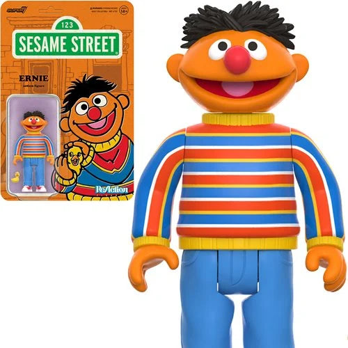 Sesame Street Ernie 3 3/4-Inch ReAction Figure