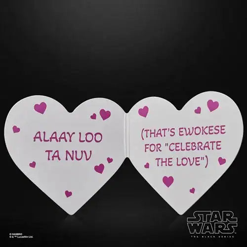 Star Wars The Black Series Ewok (Valentine’s Day Edition) 6-Inch Action Figure