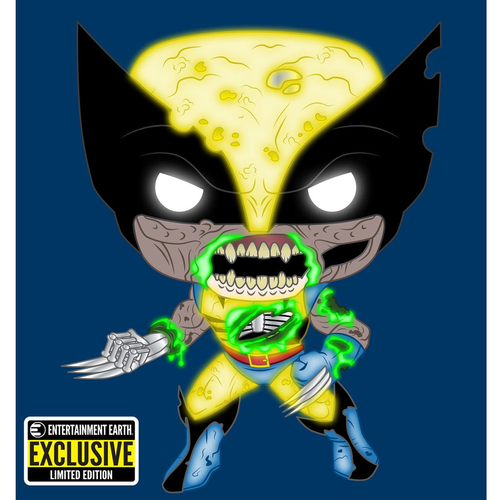 Marvel Zombies Wolverine Glow-in-the-Dark Pop! Vinyl Figure - Entertainment Earth Exclusive
