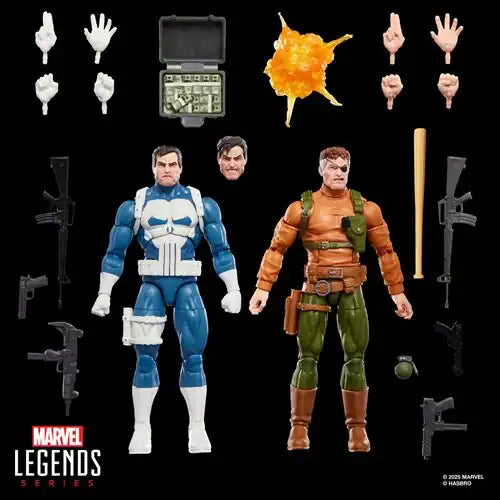 Punisher Marvel Legends GamervFU86808erse Punisher and Nick Fury 6-Inch Action Figures