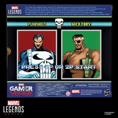 Punisher Marvel Legends GamervFU86808erse Punisher and Nick Fury 6-Inch Action Figures