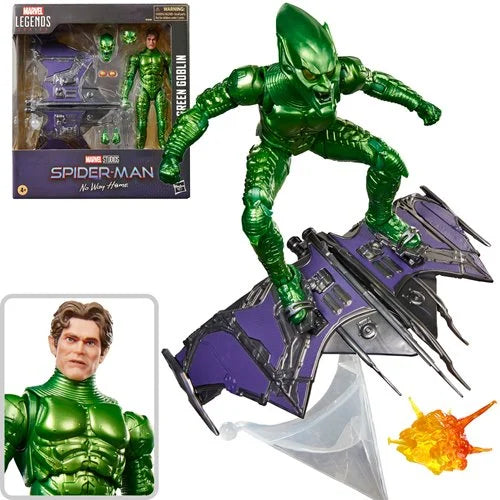 Spider-Man: No Way Home Marvel Legends Series Green Goblin Deluxe 6-Inch Action Figure