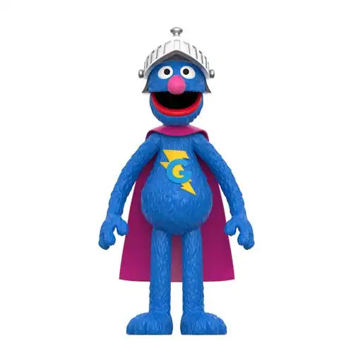 Sesame Street Super Grover 3 3/4-Inch ReAction Figure