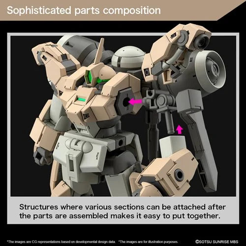 Mobile Suit Gundam: The Witch from Mercury Demi Barding High Grade 1:144 Scale Model Kit