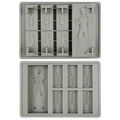 Star Wars Han Solo in Carbonite Silicone Ice Cube Tray
