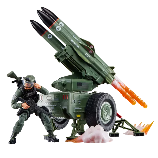 G.I. Joe Classified Series #182, Clayton “Hawk” Abernathy with M.M.S. (Mobile Missile System)