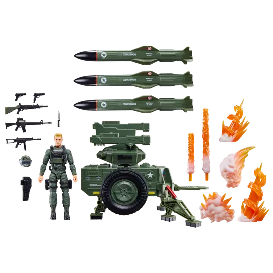 G.I. Joe Classified Series #182, Clayton “Hawk” Abernathy with M.M.S. (Mobile Missile System)