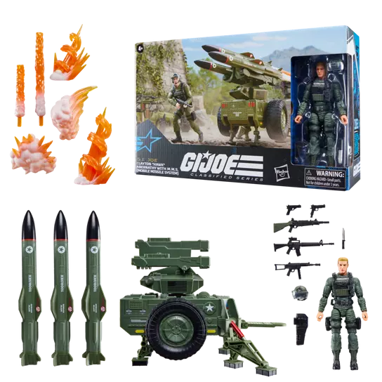 G.I. Joe Classified Series #182, Clayton “Hawk” Abernathy with M.M.S. (Mobile Missile System)