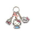 Hello Kitty with Idea Metal Multi-Charm Key Chain