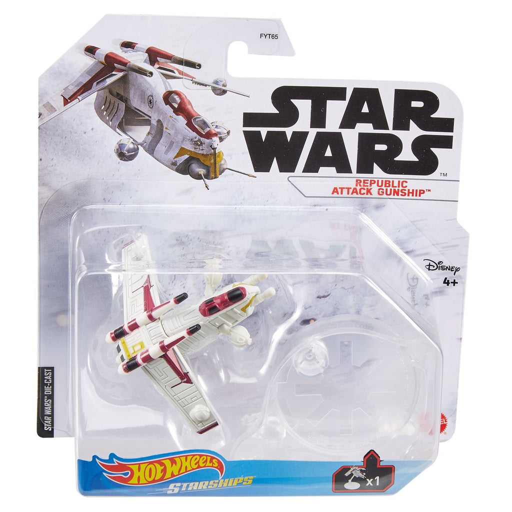 Star Wars Hot Wheels Republic Attack Gunship