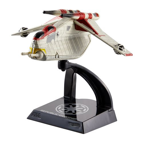 Star Wars Hot Wheels Starships Select 1:50 Scale Republic Gunship