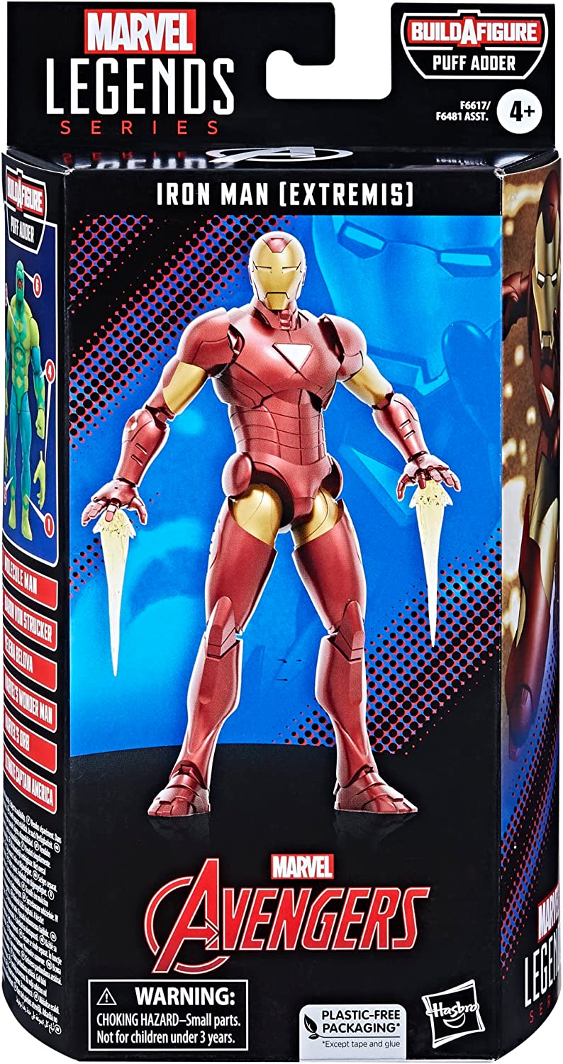 Marvel Legends Iron Man (Extremis) Puff Adder Build A Figure