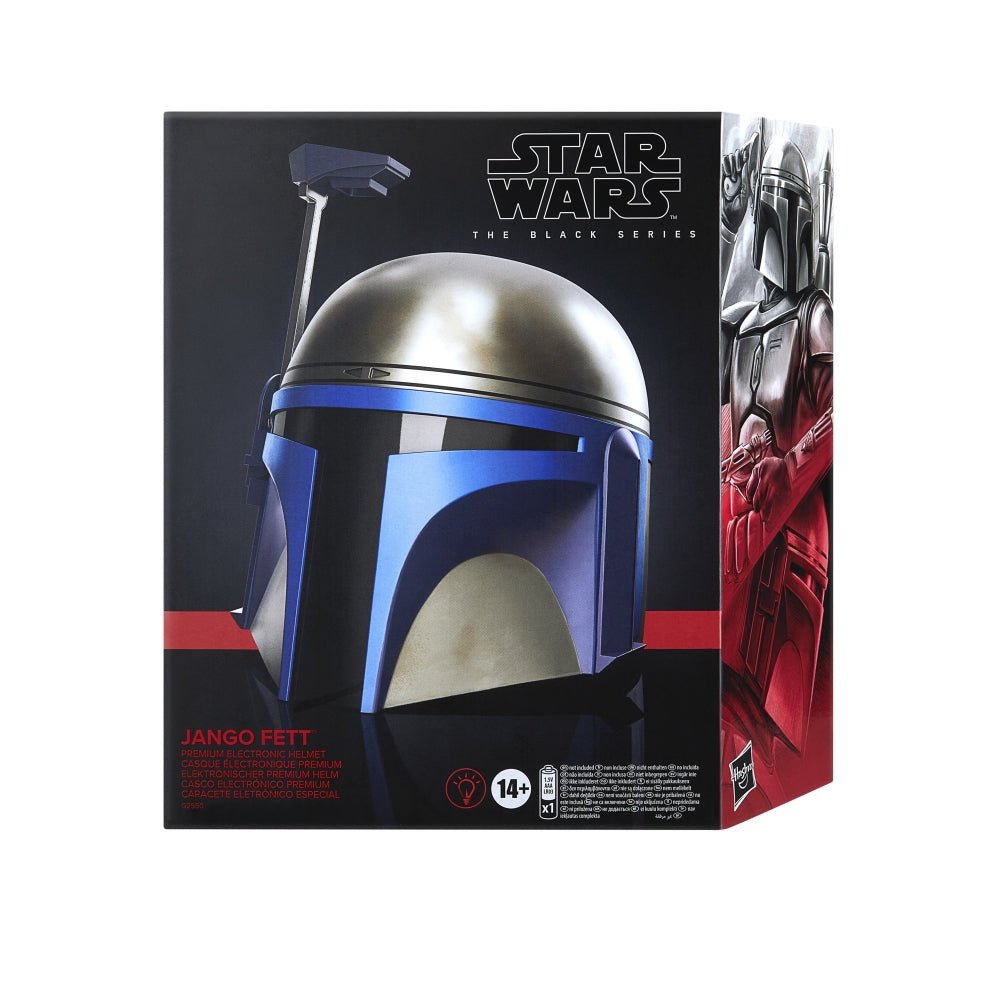Star Wars The Black Series Jango Fett Premium Electronic Helmet Prop Replica