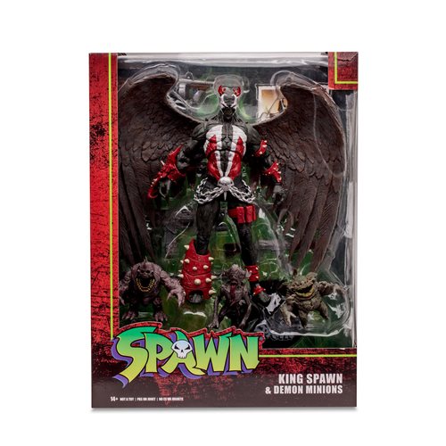 Spawn King Spawn and Demon Minions 7-Inch Scale Action Figure