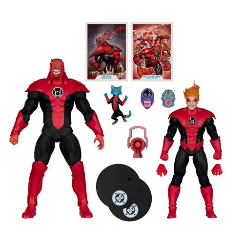 DC Multiverse Atrocitus Megafig and Red Lantern Corps Green Lantern 7-Inch Scale Action Figure 2-Pack