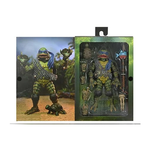 Universal Monsters x Teenage Mutant Ninja Turtles Ult. Leonardo as Creature from the Black Lagoon 7-Inch Scale Figure