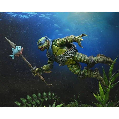 Universal Monsters x Teenage Mutant Ninja Turtles Ult. Leonardo as Creature from the Black Lagoon 7-Inch Scale Figure