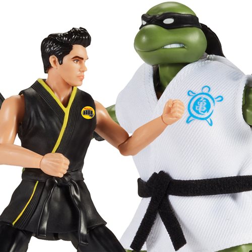 Teenage Mutant Ninja Turtles x Cobra Kai Leonardo vs. Miguel Diaz Action Figure 2-Pack