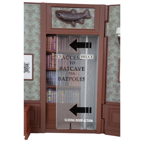 DC Retro Batman 1966 Classic TV Series Wayne Manor Library Playset