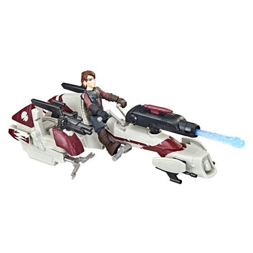 Star Wars Mission Fleet Anakin Skywalker and BARC speeder