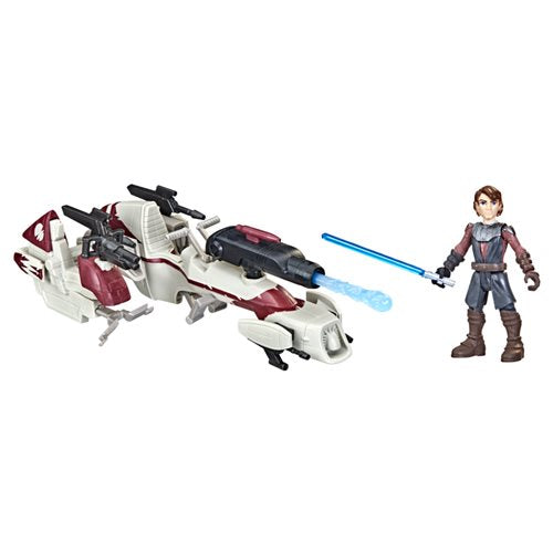 Star Wars Mission Fleet Anakin Skywalker and BARC speeder