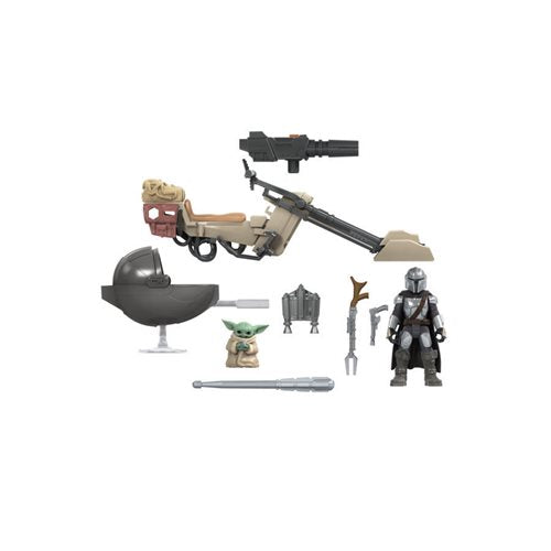 Star Wars Mission Fleet The Mandalorian and Speeder Bike