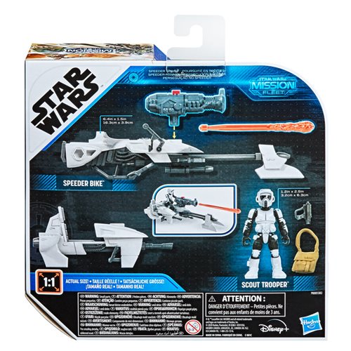 Star Wars Mission Fleet Scout Trooper and Speeder Bike