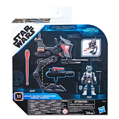 Star Wars Mission Fleet Tech (Bad Batch) and AT-RT