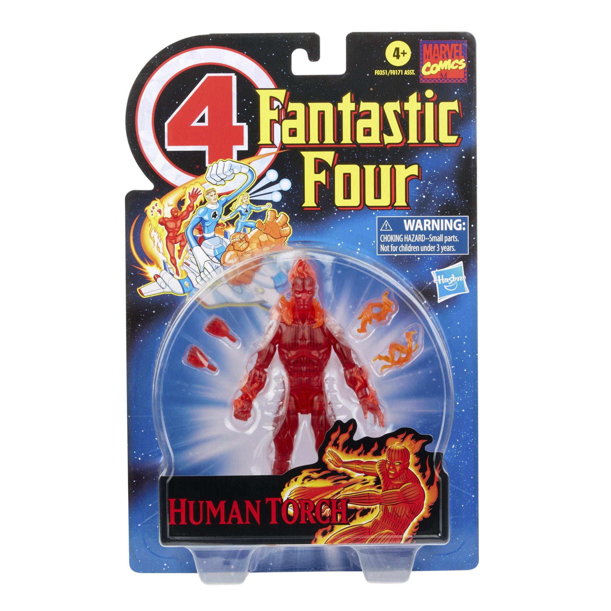 Marvel Legends Series Retro Fantastic Four The Human Torch