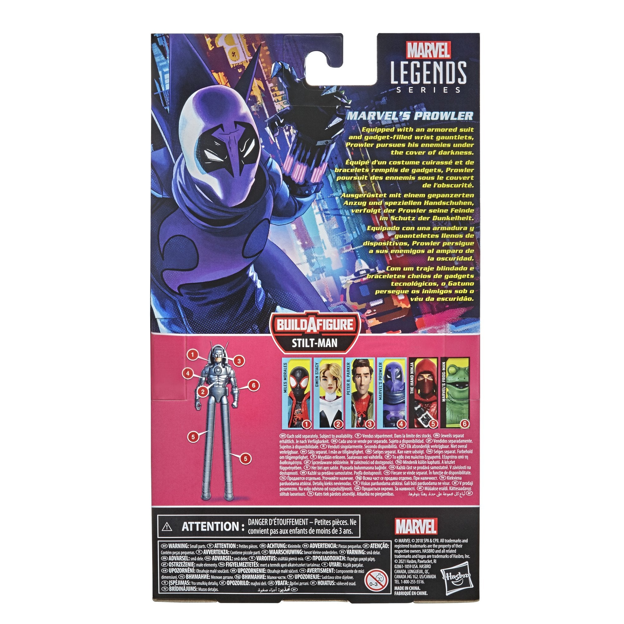 Marvel Legends Series Spider-Man: Into Spider-Verse Marvel’s Prowler