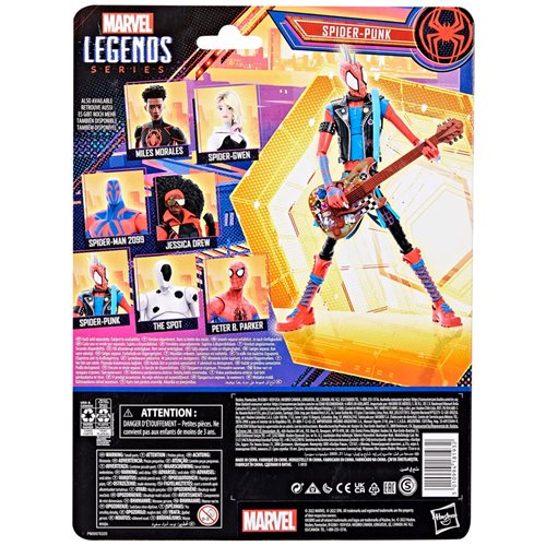 Spider-Man Across The Spider-Verse Marvel Legends Spider-Punk