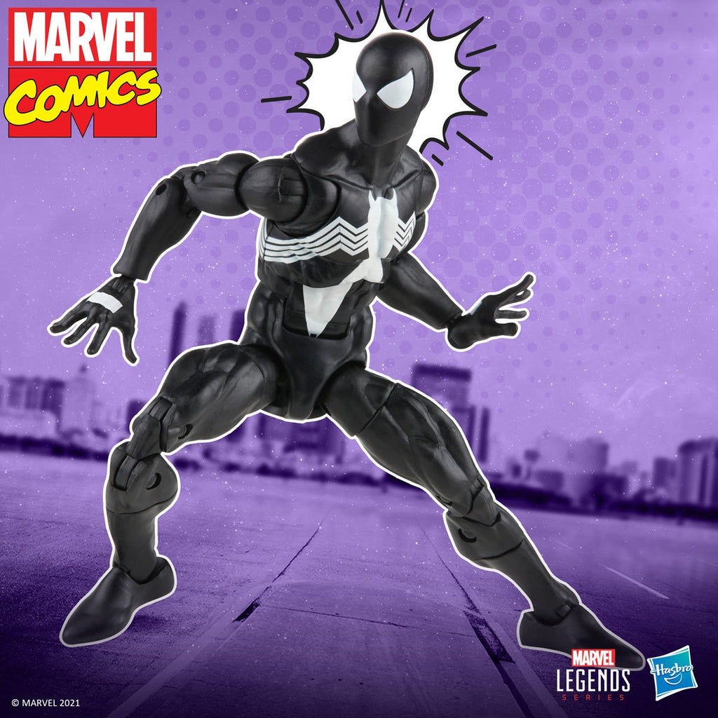 Spider-Man Retro Marvel Legends Symbiote Spider-Man 6-Inch Action Figure
