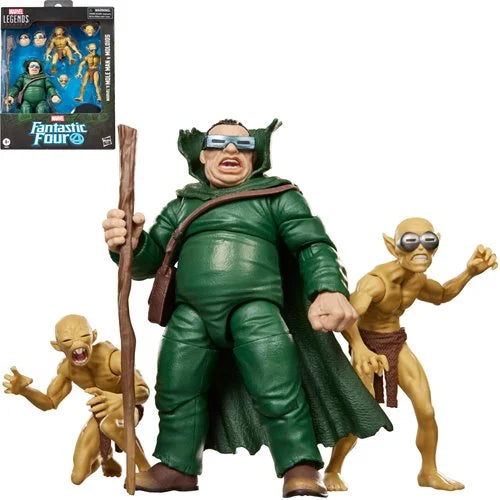 Fantastic Four Marvel Legends Mole Man & Moloids Figures
