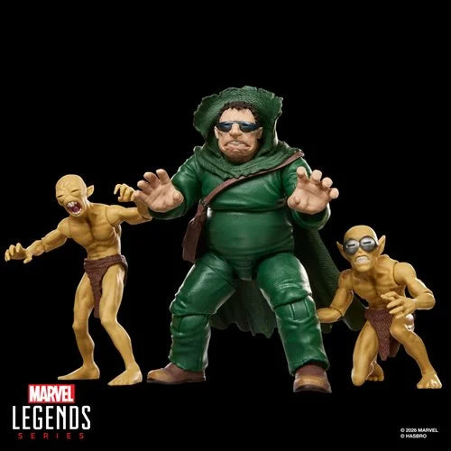 Fantastic Four Marvel Legends Mole Man & Moloids Figures