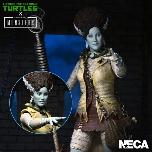 Universal Monsters x Teenage Mutant Ninja Turtles Ultimate April O'Neil as The Bride