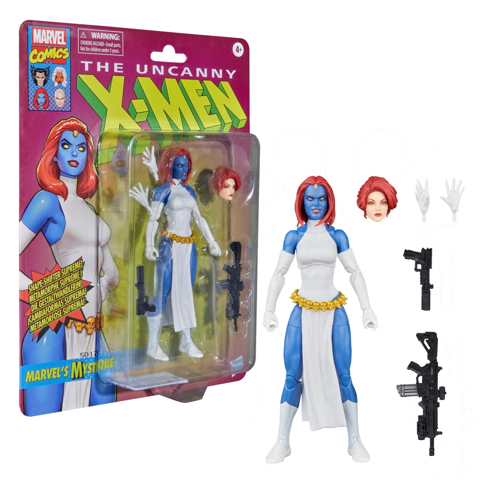 Marvel Legends Retro Card Mystique 6 Inch Action Figure