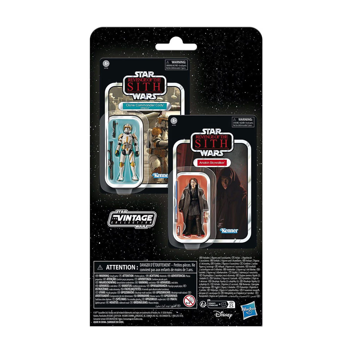 Star Wars The Vintage Collection Anakin Skywalker & Clone Commander Cody Action Figure (3.75 in.)