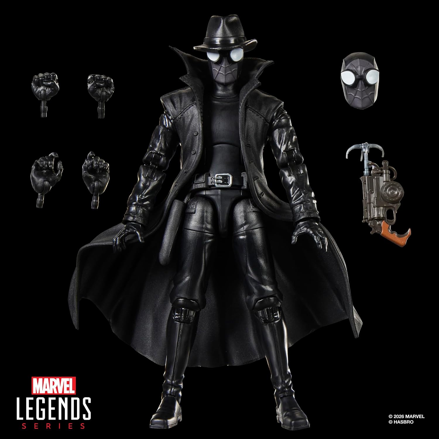 Marvel Legends Series Spider-Man Noir, Retro Cardback Spider-Man Comics Collectible 6-Inch Scale Action Figure (Amazon Exclusive)