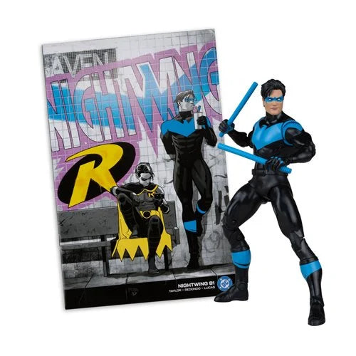 DC Direct Page Punchers Wave 14 Nightwing #81 7-Inch Scale Action Figure with Comic
