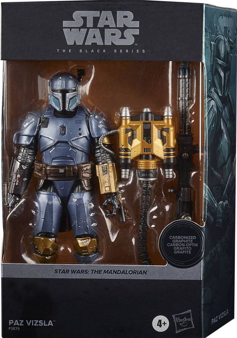 Star Wars 6" Black Series Paz Vizsla (Carbonized)
