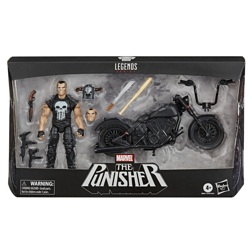 Marvel Legends Series The Punisher Figure With Motorcycle
