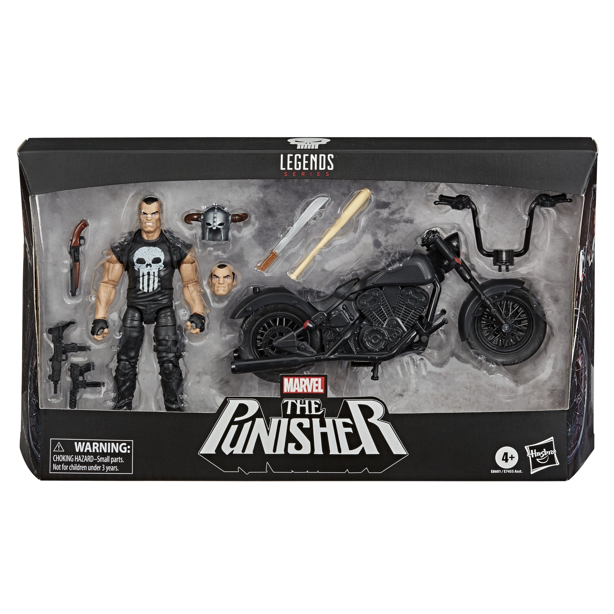 Marvel Legends Series The Punisher Figure With Motorcycle