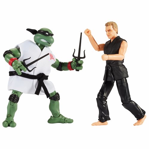 Teenage Mutant Ninja Turtles x Cobra Kai Raphael vs. John Kreese Action Figure 2-Pack
